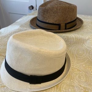 TWO Fedora Hats by Goodfellow and Co. Gently used. SIZE M/L